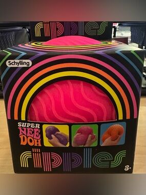 Schylling Ripples Super Nee Doh Sensory Squish Toy - Pink